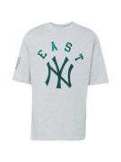 NEW ERA Bluser & t-shirts 'MLB TEAM'  grå-meleret / smaragd