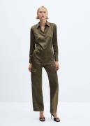 MANGO Jumpsuit 'Kate'  oliven