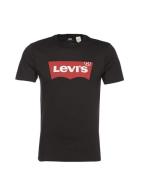 LEVI'S ® Bluser & t-shirts 'Graphic Set In Neck'  rød / sort