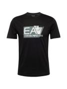 EA7 Emporio Armani Bluser & t-shirts  mørkegrøn / sort / hvid