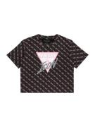 GUESS Bluser & t-shirts  lyserød / sort / sølv / hvid