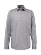 OLYMP Skjorte '24/7 - Level 5'  grå-meleret