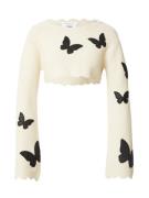 florence by mills exclusive for ABOUT YOU Pullover 'Sandcastles'  beige / sort