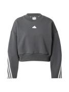 ADIDAS SPORTSWEAR Sportsweatshirt 'Future Icons 3'  mørkegrå / hvid