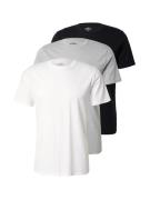 HOLLISTER Bluser & t-shirts  lysegrå / sort / hvid