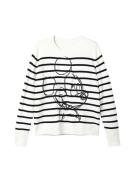 Desigual Pullover  sort / hvid