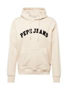 Pepe Jeans Sweatshirt 'RANE'  sort / uldhvid