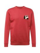 WESTMARK LONDON Sweatshirt 'Destination Alps'  rød / sort / hvid