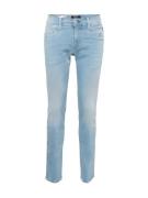 REPLAY Jeans 'Anbass'  blue denim / rød / sort / hvid