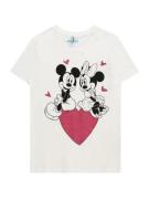 KIDS ONLY Bluser & t-shirts 'Mickey'  magenta / sort / hvid