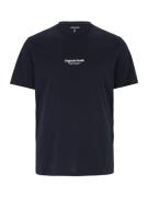 Jack & Jones Plus Bluser & t-shirts 'Vesterbro'  navy / hvid