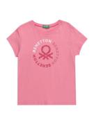 UNITED COLORS OF BENETTON Bluser & t-shirts  rosé / burgunder / hvid