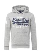 Superdry Sweatshirt  natblå / grå-meleret / hvid