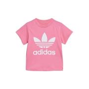ADIDAS ORIGINALS Shirts 'Trefoil'  lyserød / hvid