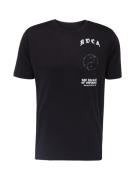 RVCA Funktionsskjorte 'BARB'  røgblå / sort / hvid