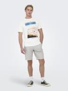 Only & Sons Bluser & t-shirts 'KOLTON'  sand / mørkeblå / mørkegrøn / hvid