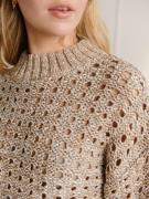 Guido Maria Kretschmer Women Pullover 'Celina'  beige / sølv / hvid