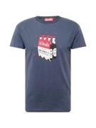 Derbe Bluser & t-shirts 'Herrenhandtasche'  navy / rød / sort / hvid