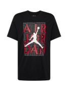 Jordan Bluser & t-shirts 'JM STACK'  rød / sort / hvid