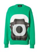 Karl Lagerfeld Sweatshirt  lysegrå / grøn / sort / hvid