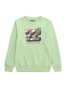 BILLABONG Sportsweatshirt 'FOUNDATION'  pastelgrøn / abrikos / sort / hvid