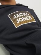 Jack & Jones Junior Sweatshirt 'Steel'  marin / orange / hvid