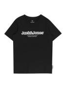 Jack & Jones Junior Shirts 'LAKEWOOD'  sort / hvid
