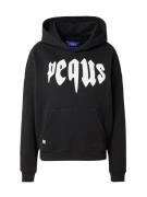 Pequs Sweatshirt 'Mythic'  sort / hvid