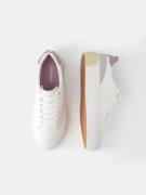 Bershka Sneaker low  lysebeige / lilla / hvid