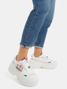 Bershka Sneaker low  gul / lyserød / sort / hvid