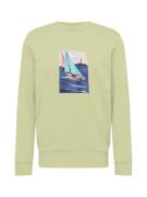 WESTMARK LONDON Sweatshirt 'View Sail'  navy / aqua / lysegrøn