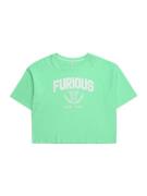 KIDS ONLY Bluser & t-shirts 'VILLA'  lysegrøn / hvid