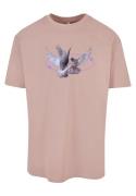 Mister Tee Bluser & t-shirts 'Vive la Liberte'  lilla / lyselilla / gammelrosa