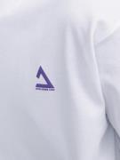 JACK & JONES Bluser & t-shirts 'Triangle Summer'  violetblå / sort / hvid