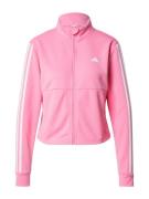 ADIDAS PERFORMANCE Sportssweatjakke 'Train Essentials 3-Stripes'  lys pink / hvid