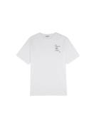 Scalpers Bluser & t-shirts 'Flower'  dueblå / lyseorange / sort / offwhite