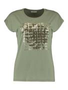 Hailys Shirts 'Ta44ina'  guld / khaki / grøn-meleret