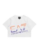 EA7 Emporio Armani Bluser & t-shirts  blå / orange / hvid