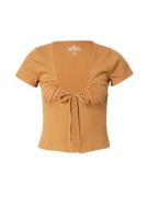 HOLLISTER Shirts  cognac