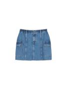 Bershka Nederdel  blue denim