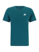 Nike Sportswear Bluser & t-shirts 'Club'  petroleum / hvid