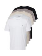 Abercrombie & Fitch Bluser & t-shirts  beige / taupe / lysegrå / sort / hvid