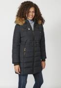 KOROSHI Vinterparka  navy / lysebrun