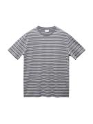 MANGO MAN Bluser & t-shirts 'CIRCOS'  grå / hvid