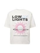 Low Lights Studios Bluser & t-shirts 'Galaxy'  ecru / lyseblå / lyserød / sort