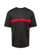 HUGO Bluser & t-shirts 'Dechilo'  rød / sort