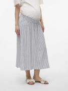 Vero Moda Maternity Nederdel 'VMMBerta'  marin / hvid