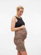 Vero Moda Maternity Kjole 'MABBY'  beige / brun / sort