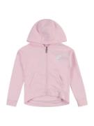 Nike Sportswear Sweatjakke 'Club'  pink / lyserød / hvid