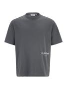 Calvin Klein Big & Tall Bluser & t-shirts  antracit / hvid